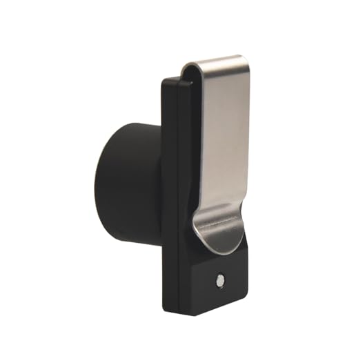 LAKE OF FIRE Chalk Holder Pool Billiards, Pool Cue Chalk Holder with Magnetic Belt Clip Snooker Billiard Accessories Round(Black) - Image 1