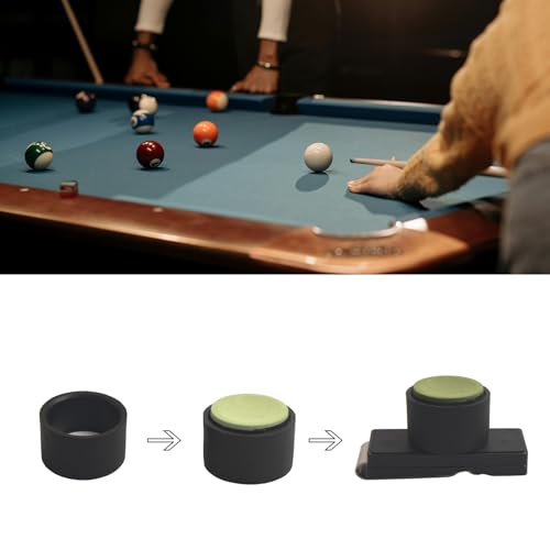 LAKE OF FIRE Chalk Holder Pool Billiards, Pool Cue Chalk Holder with Magnetic Belt Clip Snooker Billiard Accessories Round(Black) - Image 5
