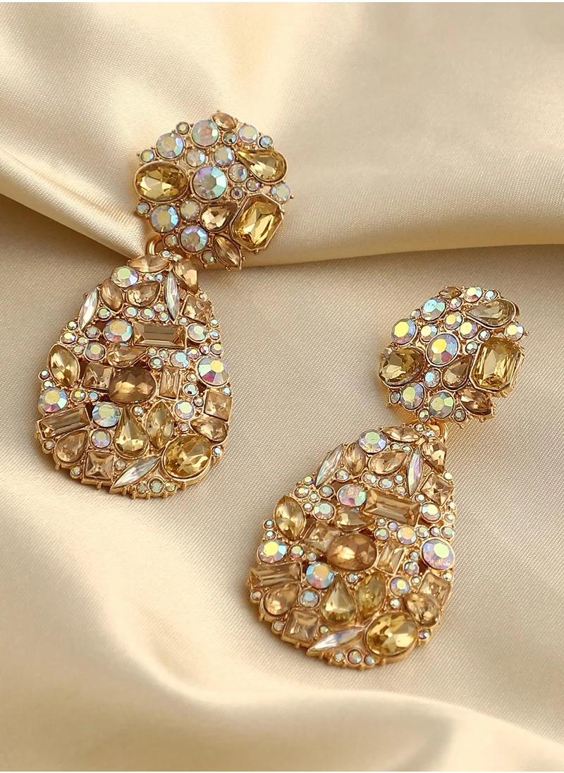 سوهي Women's The Aqua Regia Drop Earrings