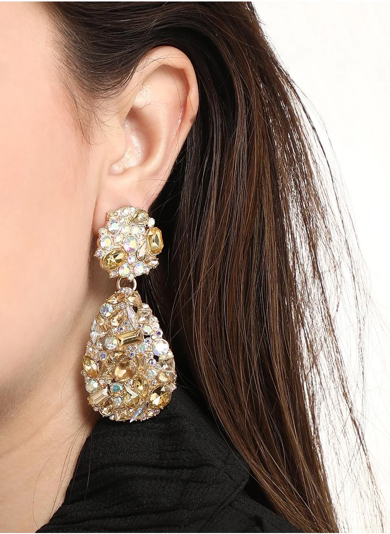 سوهي Women's The Aqua Regia Drop Earrings