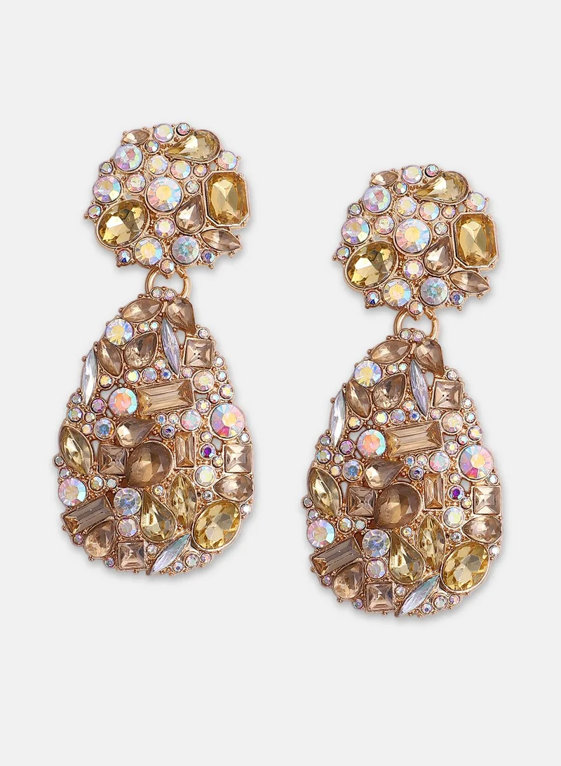 سوهي Women's The Aqua Regia Drop Earrings