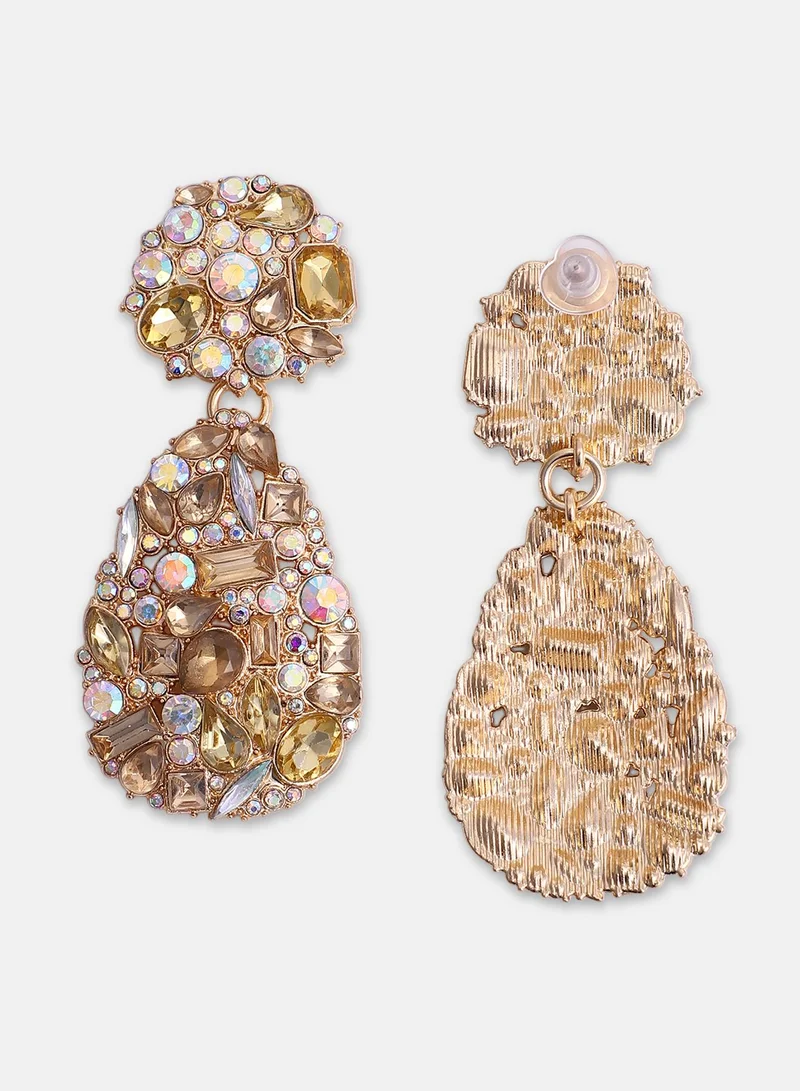 سوهي Women's The Aqua Regia Drop Earrings
