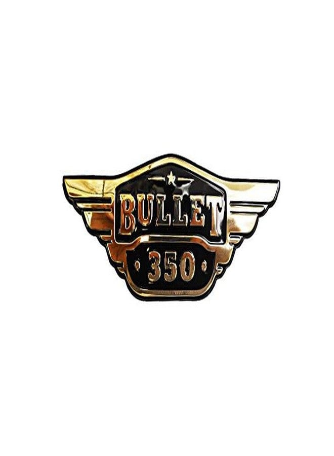 VTRUST Bullet 500 Tool Box Monogram for Classic Electra Standard Thunderbird Reborn Meteor, PVC, Golden, Set of 2 - Image 2