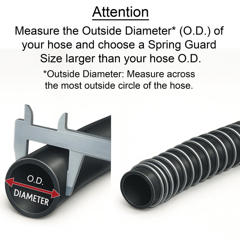 Electriduct 1/4" Steel Spring Guard Flexible Pipe Hose Protector Metal Spiral Wrap Armor Cover - 7mm - 10 Feet - Image 3
