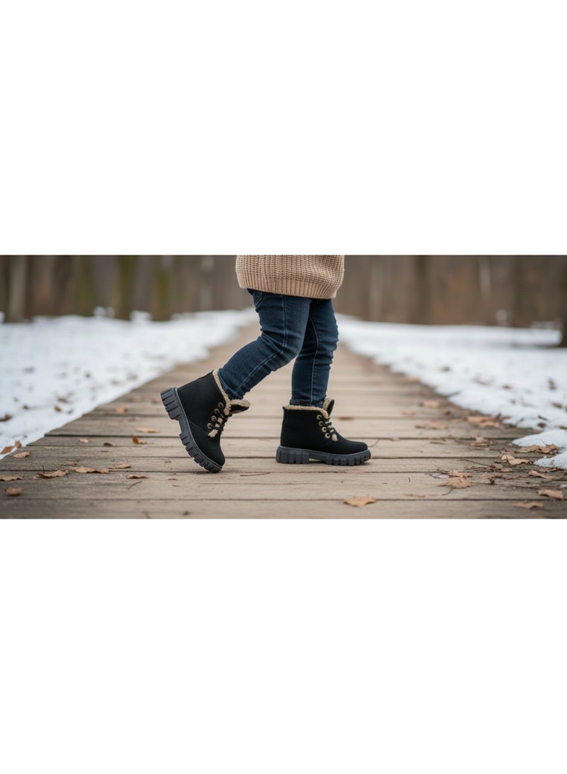 Children's winter half-boots with lining - Image 2