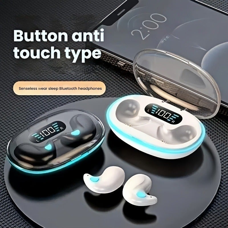 PETO X55 Sleep Earbuds - Comfortable, Wireless & Portable for Music, Gaming & Relaxation - Image 3