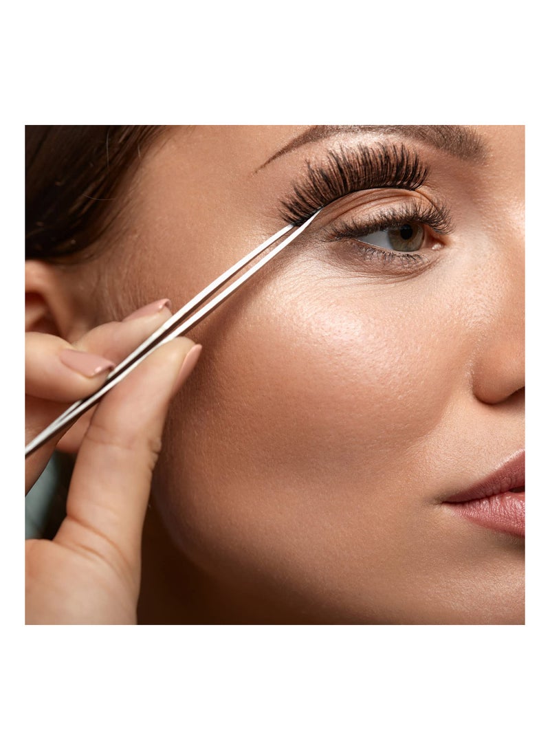 SOLARAE Self-Adhesive Eyelash Strips with Glue for False Lashes, Perfect for Daily Makeup, Contests, and Performances - 80 Pieces of Easy-to-Use Fake Eyelashes for Women and Girls. - Image 3