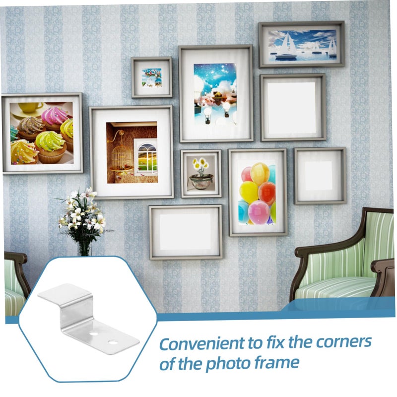 20Pcs Picture Frame Clips for Table Top Secure Mounting Versatile Photo Frame Hardware Accessory - Image 4
