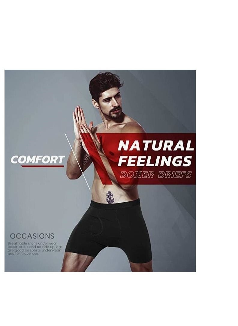Y&D - Natural Feelings Mens Boxer Shorts Soft Cotton Men Pack Breathable Underwear Briefs   size  S - Image 1