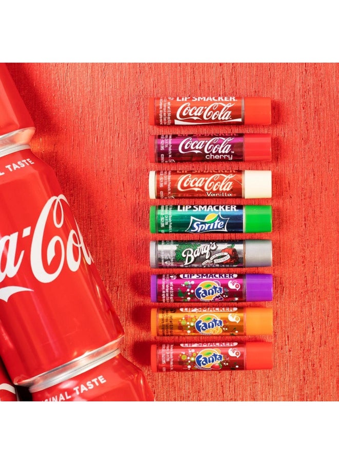 Lip Smacker Lip Smacker Coca-Cola Flavored Balm, 8 Count, Flavors Coke, Cherry Vanilla Sprite, Root Beer, Orange Fanta, Grape Strawberry Fanta  - Image 4