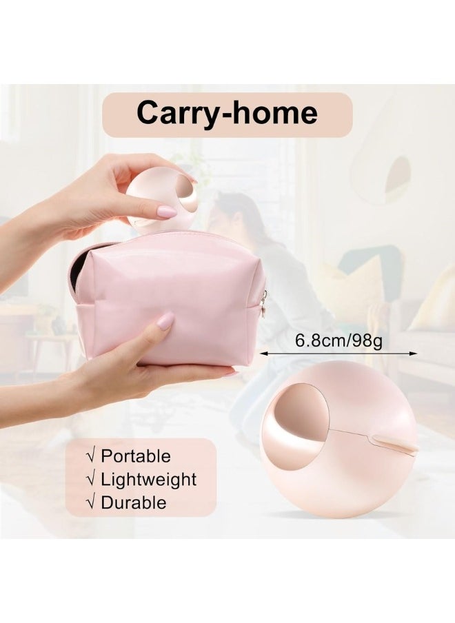 FALMER Washable Pet Hair Remover, Reusable Gel Dog Cat Hair Remover Roller Ball, Portable Fabric Lint Sticky Cleaner, Fuzz Remover for Carpet, Beds, Sofas, Clothes  - Image 5