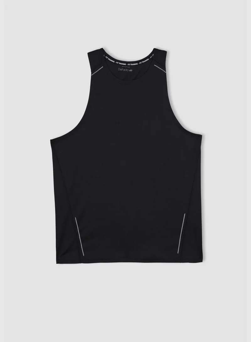 DeFacto Man Slim Fit Crew Neck Sleeveless Knitted Athlete