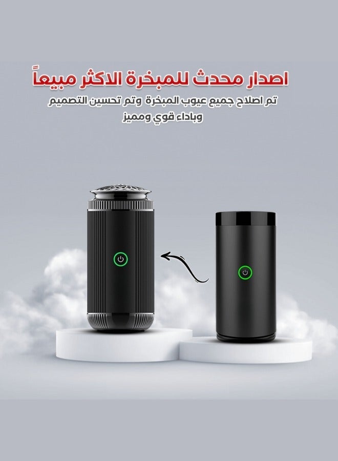 دينكس مبخرة كهربائية قابلة لإعادة الشحن بمنفذ TYPE-C ، مبخرة مزودة بمروحة دفع تيربو لضمان توزيع البخور بشكل جيد وأسرع - Image 2