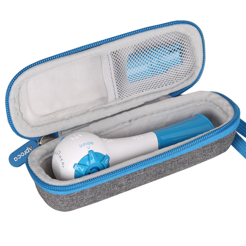 Aproca Hard Storage Travel Case, for The Breather Inspiratory/Expiratory Respiratory Muscle Trainer - Image 1