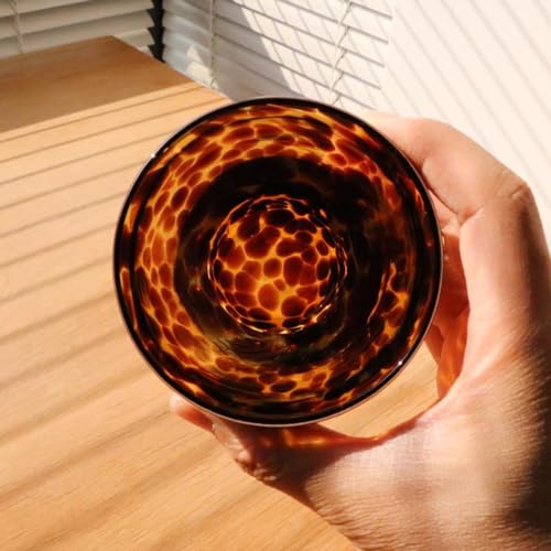 Vhitler Leopard Print Vintage Drinking Glasses Y2k Cute Mugs Cheetah Print Aesthetic Cups Aesthetic Room Decor Aesthetic Stuff (Leopard Print,300ml) - Image 3