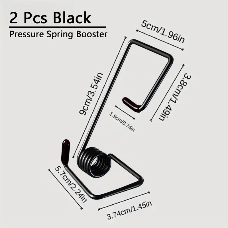 OTXKXBLP 2Pcs Windshield Wiper Arm Pressure Spring Booster, Wiper Arm Pressure Spring Set, Enhance Wiper Performance, Easy Install, Improved Visibility in Rain/Snow - Suitable for All Vehicles - Image 2