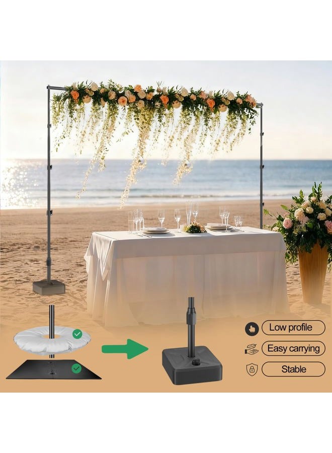 EMART Backdrop Stand with Water Weight Base 8.5x10ft - Image 3