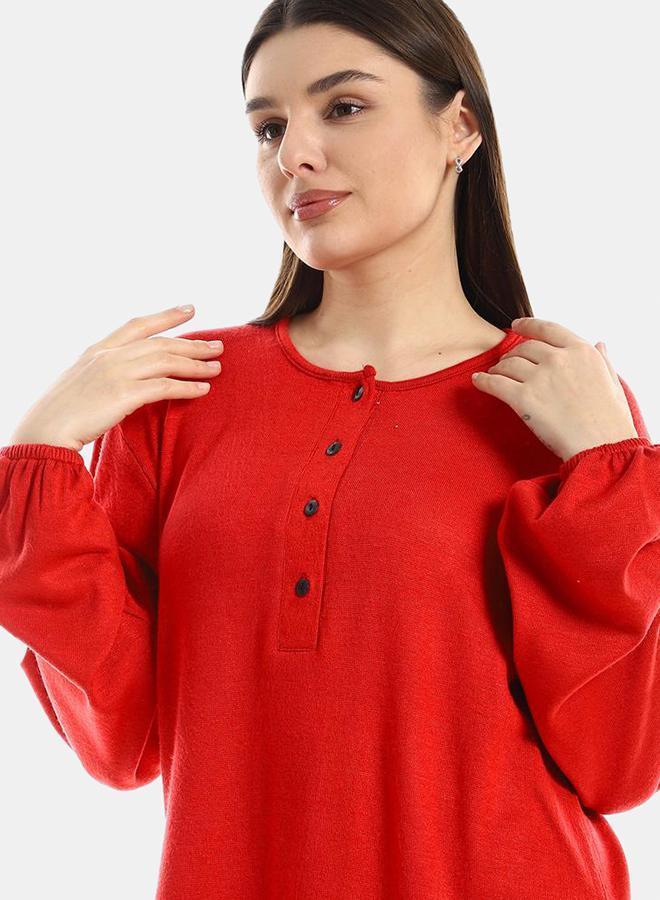 kady Jamila Women Upper Buttoned Long Sleeves Top - Image 4