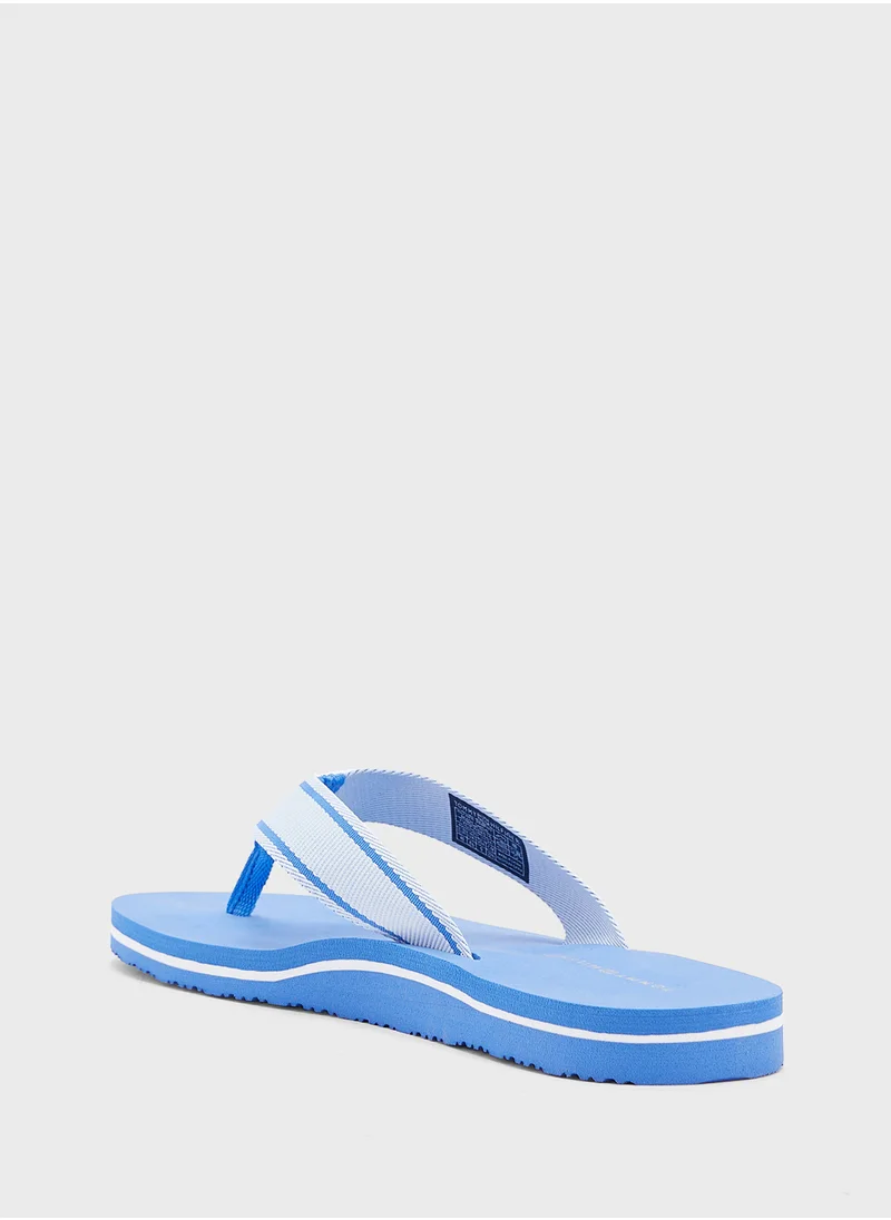 تومي هيلفيغر Webbing Beach Flip Flops