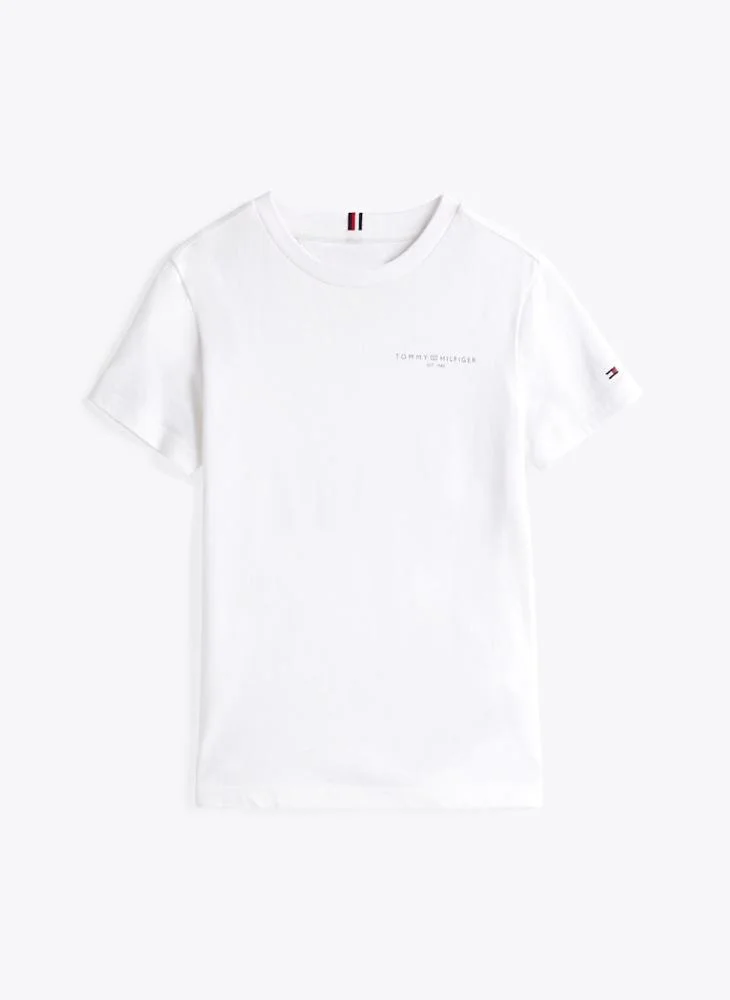 TOMMY HILFIGER Kids Mini Croped Logo T-Shirt