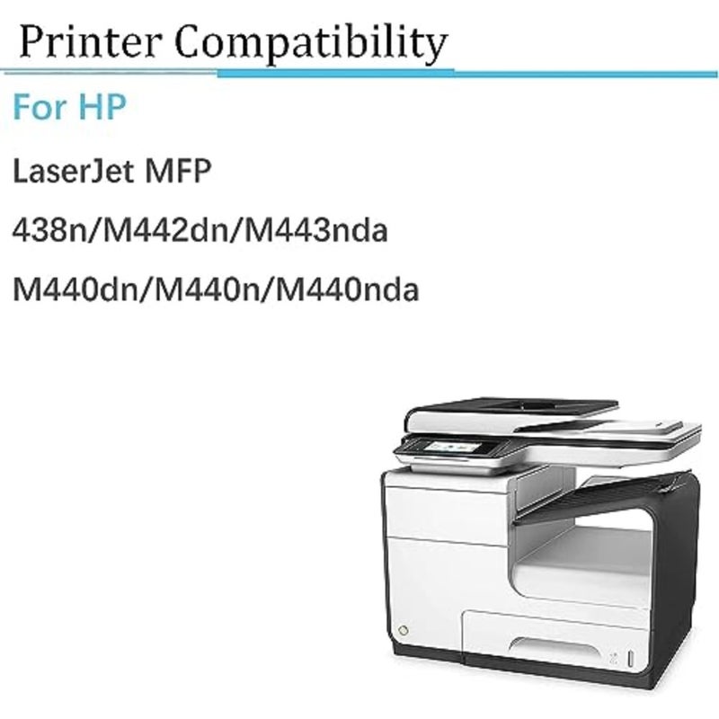 طابعات الليزر المكتبية: HP MFP 438N/M442DN/M443NDA/M440DN/M440N/M440NDA؛ خرطوشة الحبر الأسود؛ استبدال متوافق عالي الإنتاجية؛ طباعة سريعة، جودة متسقة - Image 2