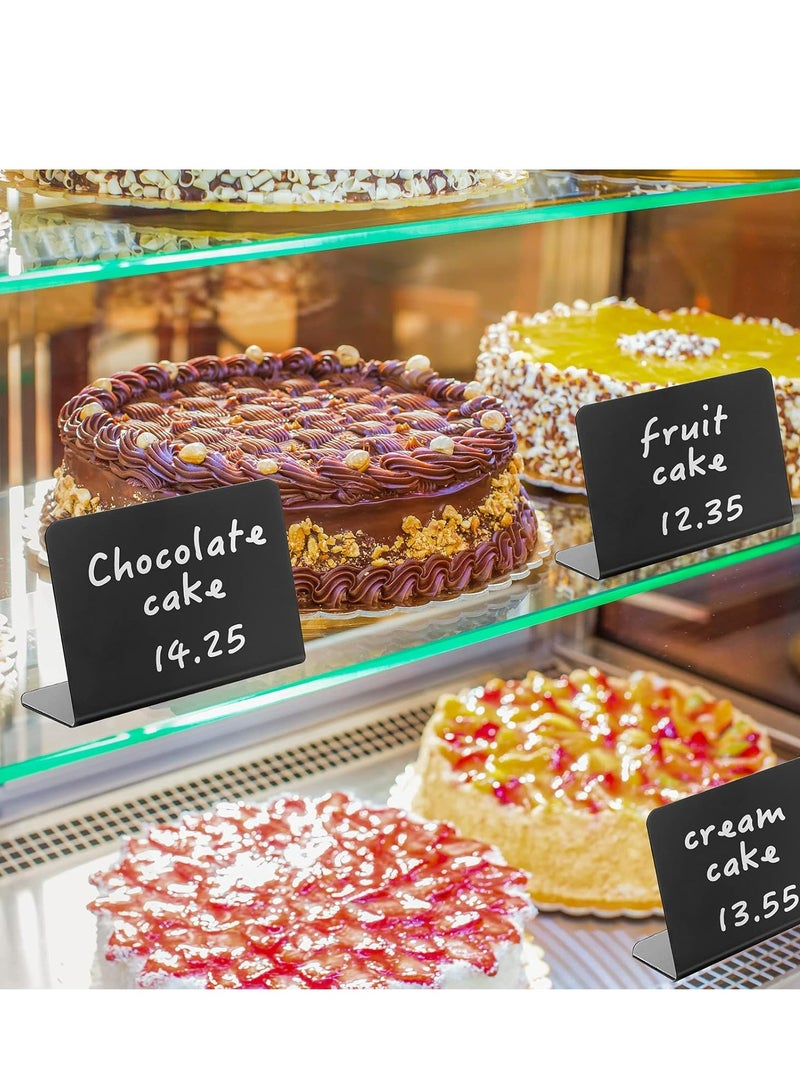 إسكدنيا 20 قطعة من مسبارد صغيرة بشكل L للطاولات للإعلانات على لوحة المنتهى النuptials وما إلى ذلك. - Image 4