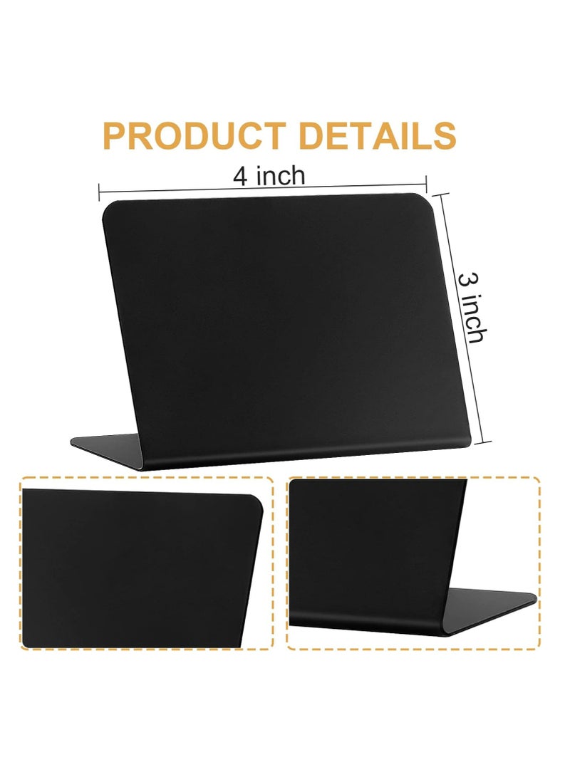 إسكدنيا 20 قطعة من مسبارد صغيرة بشكل L للطاولات للإعلانات على لوحة المنتهى النuptials وما إلى ذلك. - Image 2