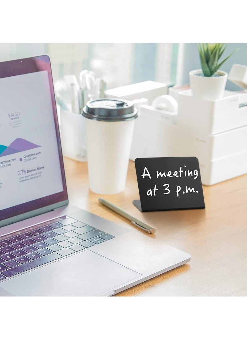 إسكدنيا 20 قطعة من مسبارد صغيرة بشكل L للطاولات للإعلانات على لوحة المنتهى النuptials وما إلى ذلك. - Image 3