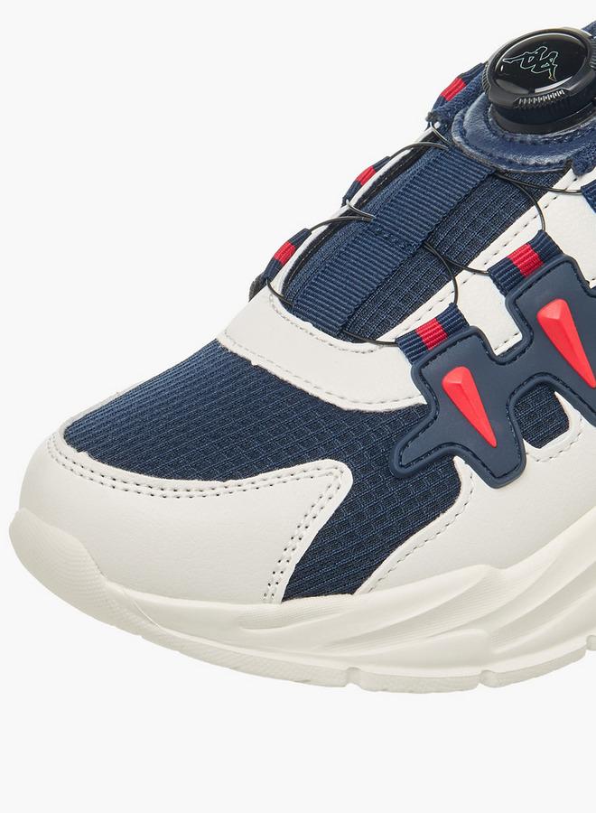 Kappa Boys Logo Print Rotating Buckle Sports Shoes - Image 4