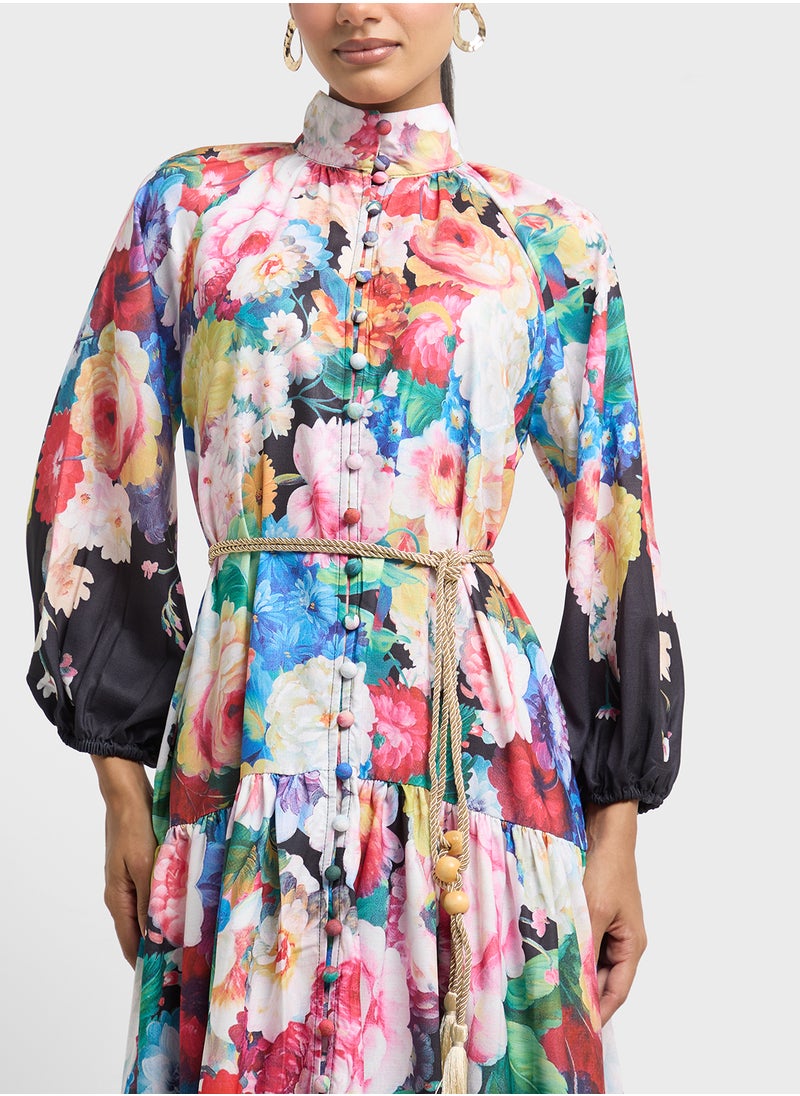 Khizana Floral Print Dress  - Image 3