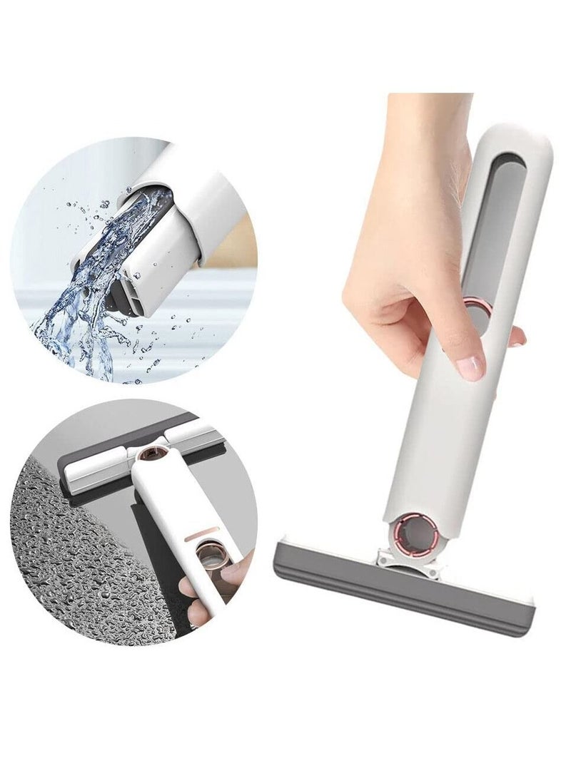 DubaiGallery Mini Mop Hand Washable Desktop Cleaning Mini Mop Cleaning Mop with Wring Function Portable Mop for Windows,Wooden Panels,Table Tops,Walls, Cars,Tea Tables,Glass. - Image 3