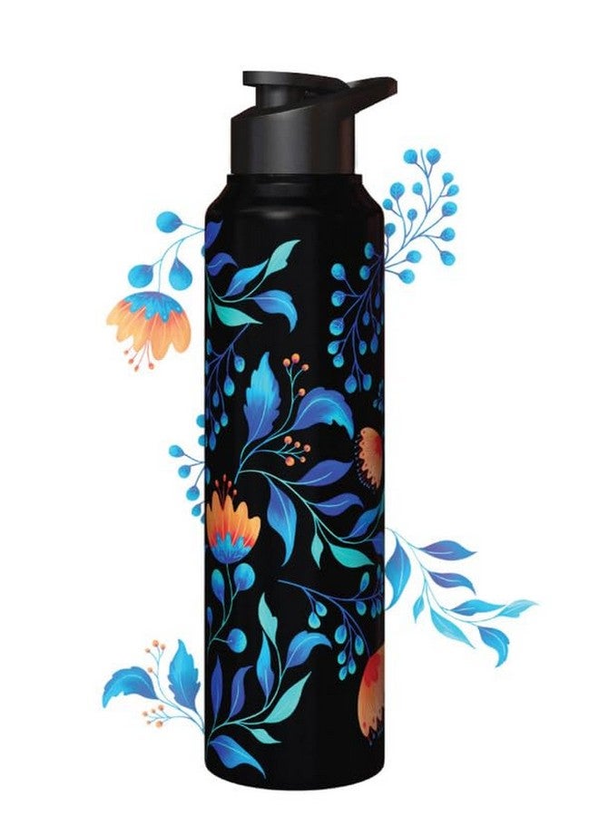 Speedex Water Bottle 1 Ltr, Bloom In Dark, Stainless Steel Sipper Bottles for Girls, Boys, Adults & Kids, Gym, Sports, Fridge Use, Perfect for School & Office - Single Bottle Set, 1000 ml - Image 1