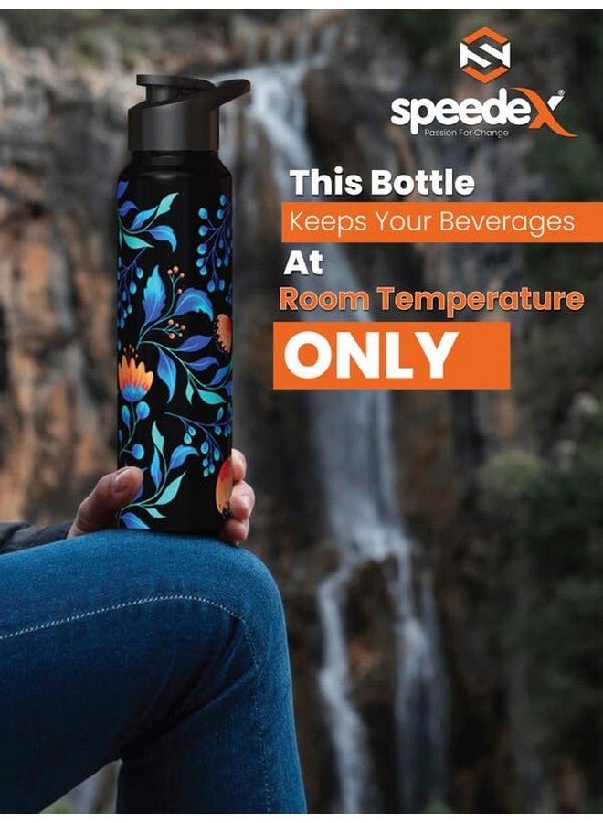 Speedex Water Bottle 1 Ltr, Bloom In Dark, Stainless Steel Sipper Bottles for Girls, Boys, Adults & Kids, Gym, Sports, Fridge Use, Perfect for School & Office - Single Bottle Set, 1000 ml - Image 5