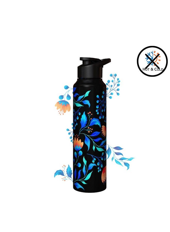 Speedex Water Bottle 1 Ltr, Bloom In Dark, Stainless Steel Sipper Bottles for Girls, Boys, Adults & Kids, Gym, Sports, Fridge Use, Perfect for School & Office - Single Bottle Set, 1000 ml - Image 3