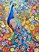 Cross & Glory Cross Glory 1000 Piece Jigsaw Puzzle for Adults Peacock Noir Gilded Peacock Garden Puzzle Vibrant Gustav Klimt Inspired Artwork 20x27 Inches Flower Puzzle - Image 2