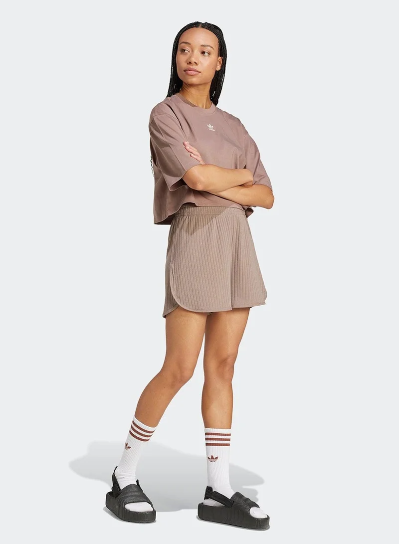 Adidas ESS WR S SSHORT Brown Originals Women SHORTS