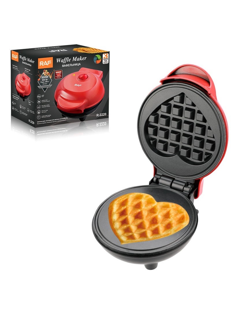 آر إيه أف ماكينة صنع الوافل للتدفئة المنزلية على الوجهين، ماكينة الإفطار متعددة الوظائف، ماكينة الخبز - Image 1