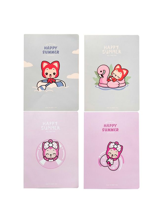 XIANGYU 12pcs Cartoon Printing Cover Sewing Binding Children's B5 Notebook - Image 1