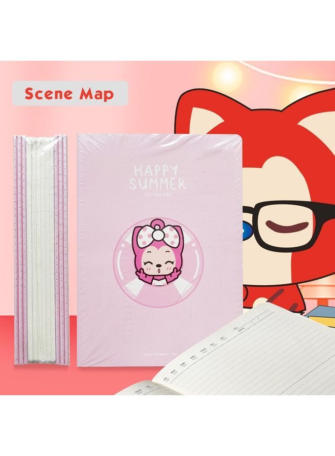 XIANGYU 12pcs Cartoon Printing Cover Sewing Binding Children's B5 Notebook - Image 4