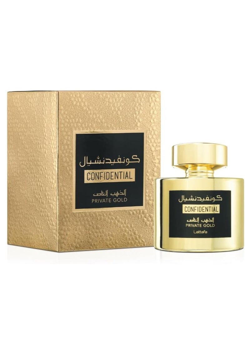 لطافة او دي بارفان كونفيدينتال برايفت جولد للجنسين من لطافة - 100 مل - Image 1