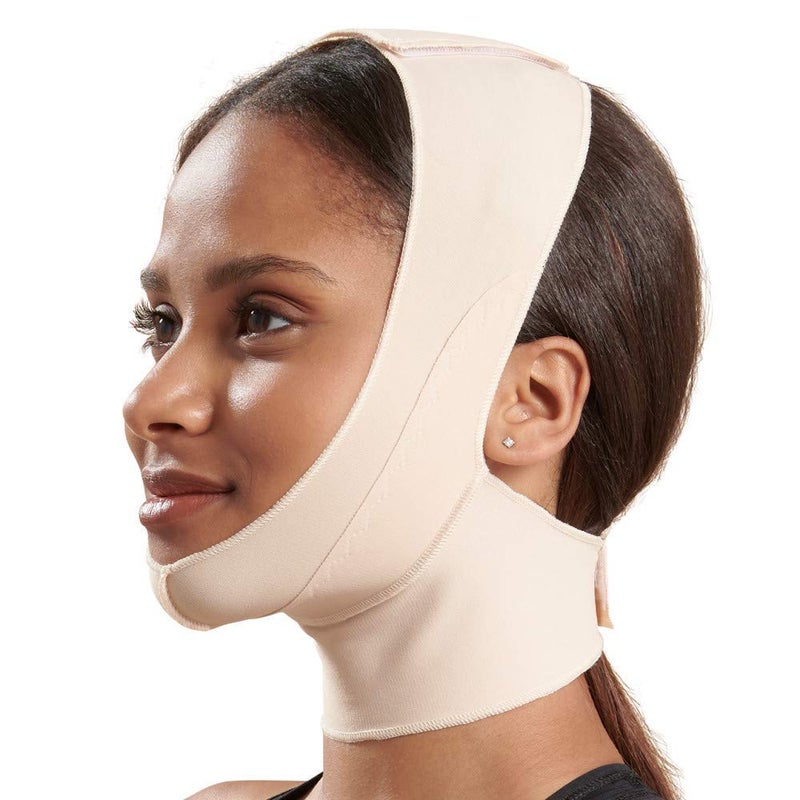 Marena FM100 Unisex Recovery Compression Minimal Coverage Face Post-Op Mask with Mid-Neck Coverage - Image 1