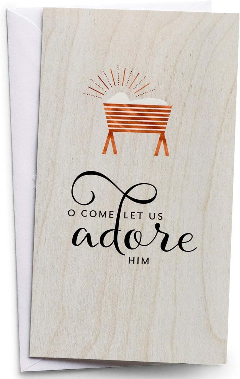 DaySpring  Little Inspirations  O Come Let Us Adore Him  16 Christmas Boxed Cards KJV 10369 - Image 2