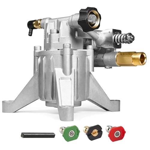 TOOLCY 7/8" Shaft Vertical Pressure Washer Pump - Rear Inlet/Outlet Max 3100 PSI @ 2.5 GPM OEM & Power Washer Pump for Gas Washer, More Replacement for Simpson, Ryobi, Honda etc - Image 1