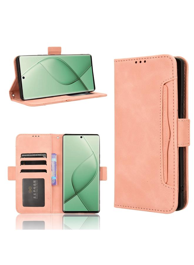 erorex Case For Tecno Spark 20 Pro+ 4G KJ7 Skin Feel Calf Texture Card Slots Leather Phone Case - Image 1