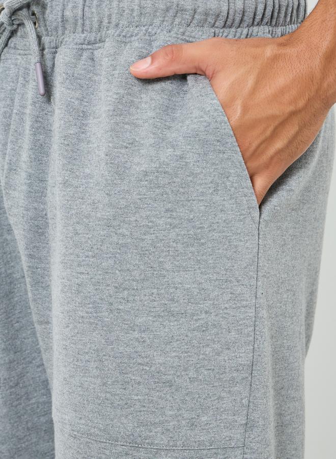 ستايلي شورت صوف بقصة عادية بتفاصيل ريفير - Image 3