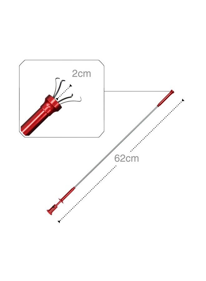 VViViD Stainless Steel Flexible 2 Feet Magnetic Pick-Up Claw Grabber Tool W/LED Light - Image 2