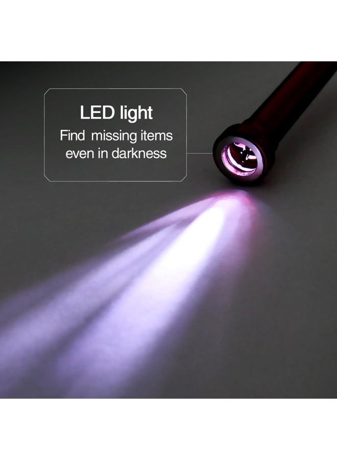 VViViD Stainless Steel Flexible 2 Feet Magnetic Pick-Up Claw Grabber Tool W/LED Light - Image 3