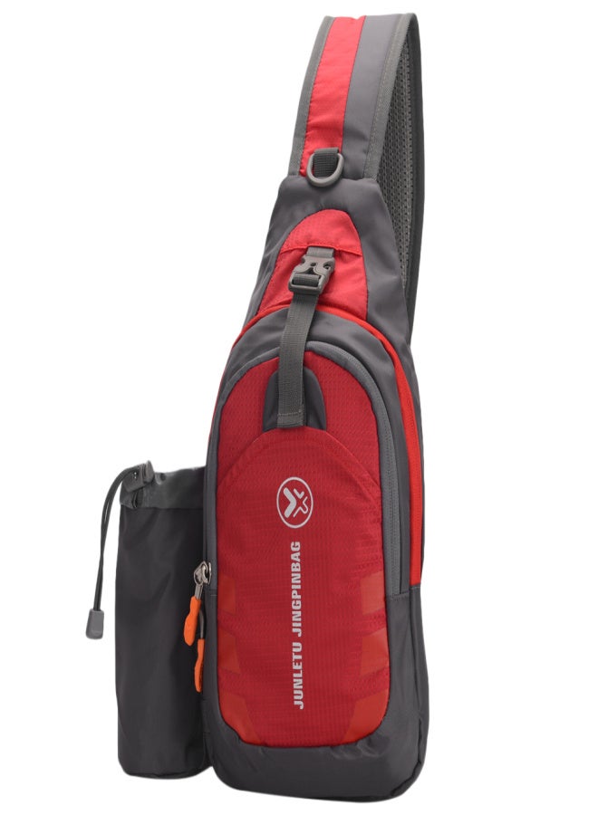 JUNLETU Men Women Sling Backpack Chest Crossbody Bag Shoulder Bag Travel Sports Gym Daypack - Image 1