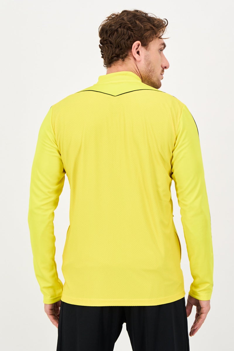 Adidas Men Sportswear Fit Long Sleeve Training Jacket, Yellow - Image 2