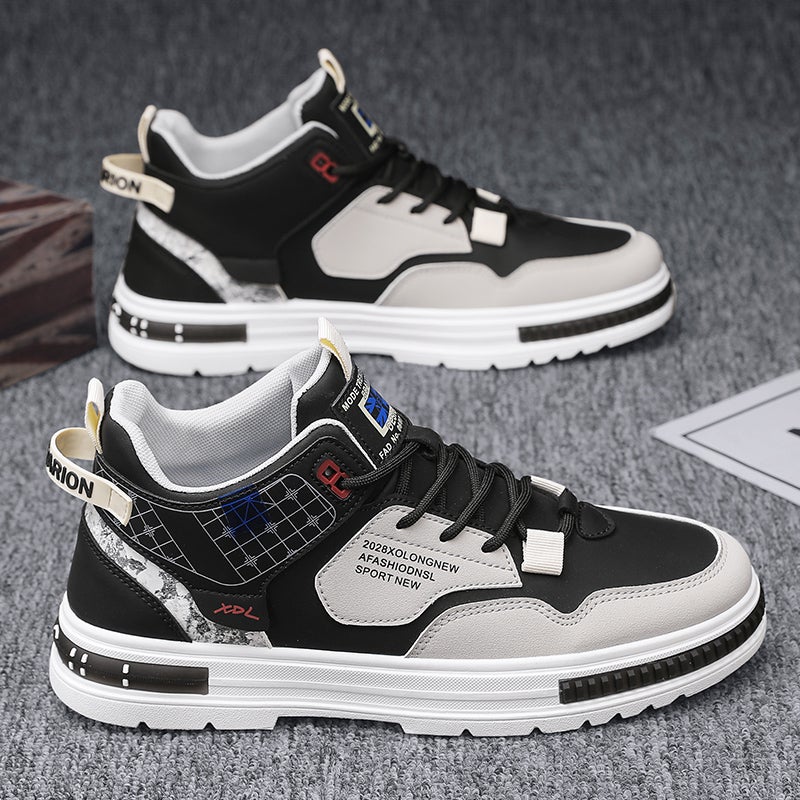 Canvas Men'S Shoes Summer Casual Black Sneakers Slip-On Cloth Shoes Work Safety Trendy Shoes - Image 1